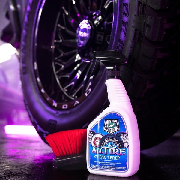 Turtlewax Tire Cleaner, Mister Cartoon, For All Tires, 32 Ounce Spray Bottle – 54250