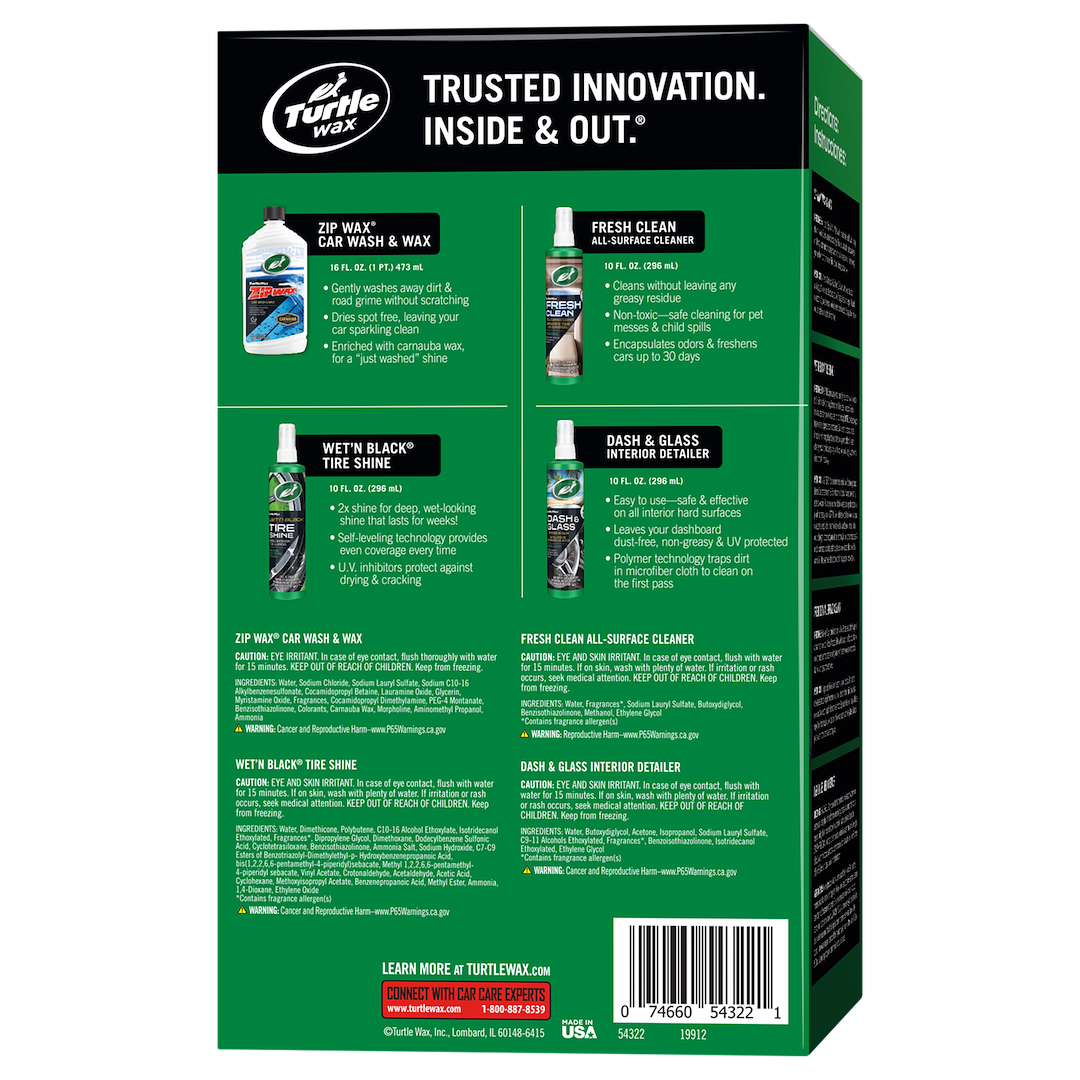 Turtlewax Car Detailing Kit – 54322