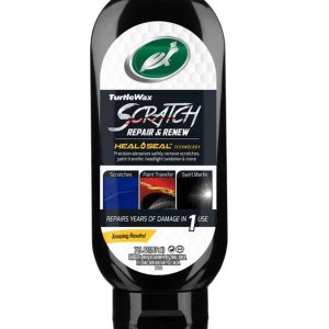 Turtlewax Scratch Remover, Liquid, With Clear Coat Pen/ Polishing Pads/ Spray Lubricant/ Paint Clarifying Compound Cloth – T234KT