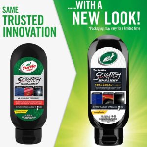 Turtlewax Scratch Remover, Liquid, With Clear Coat Pen/ Polishing Pads/ Spray Lubricant/ Paint Clarifying Compound Cloth – T234KT