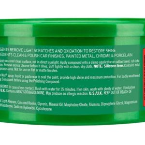 Turtlewax Polishing Compound, Renew Rx ™, Removes Oxidized Pigment Heavy Road Film Dirt and Stains, Paste, White, 10.5 Ounce Can, Single – T241A