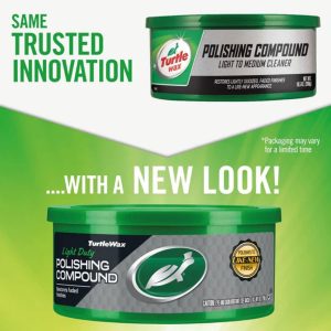 Turtlewax Polishing Compound, Renew Rx ™, Removes Oxidized Pigment Heavy Road Film Dirt and Stains, Paste, White, 10.5 Ounce Can, Single – T241A