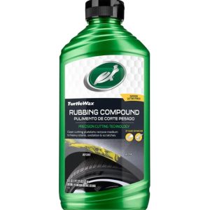 Turtlewax Rubbing Compound, Renew Rx ™, Removes Scratches Heavy Swirl Marks Surface Blemishes, Liquid, White, 18 Ounce Bottle, Single – T415