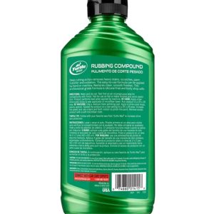 Turtlewax Rubbing Compound, Renew Rx ™, Removes Scratches Heavy Swirl Marks Surface Blemishes, Liquid, White, 18 Ounce Bottle, Single – T415