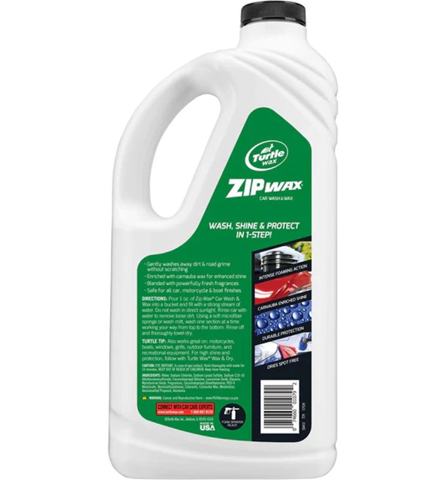 Turtlewax Car Wax, Zip Wax ®, Liquid Carnauba, 64 Ounce Jug, Without Applicator, Single – T79