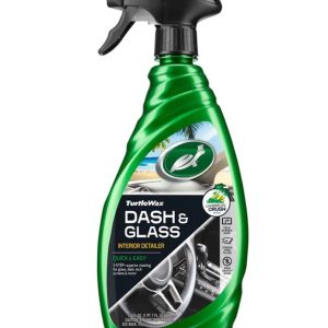 Turtlewax Interior Cleaner, Quick & Easy ™, Use to Clean Glass/ Dash/ Tech Screen, Non-Scented, 23 Ounce Spray Bottle – T930