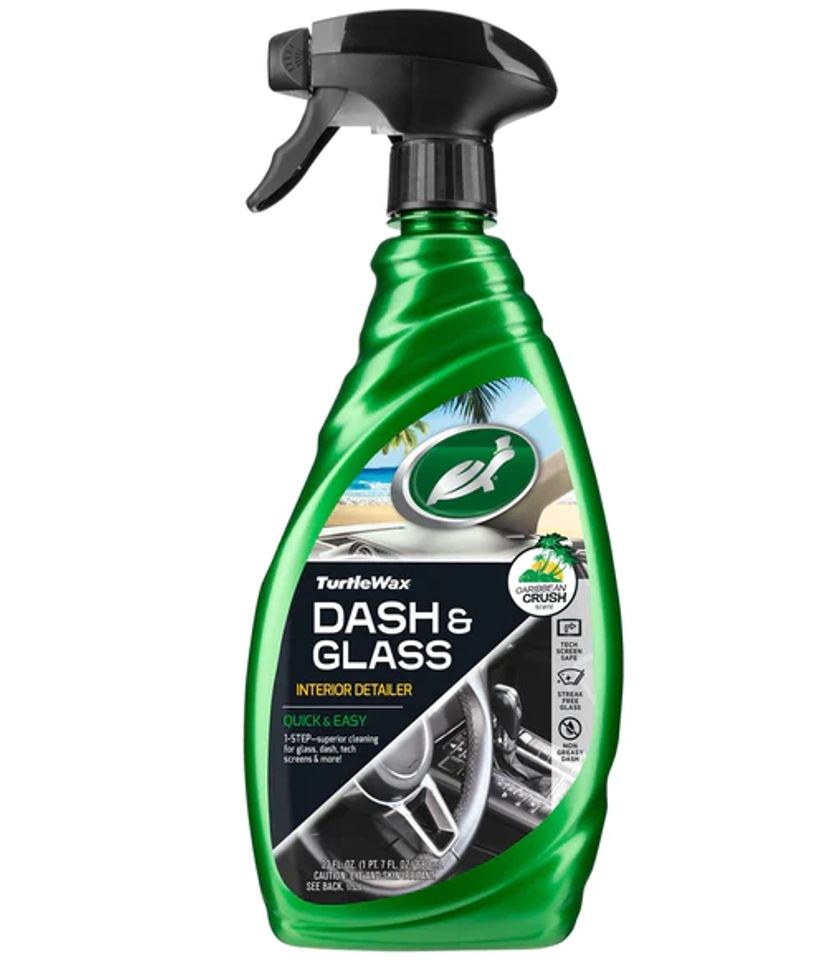 Turtlewax Interior Cleaner, Quick & Easy ™, Use to Clean Glass/ Dash/ Tech Screen, Non-Scented, 23 Ounce Spray Bottle – T930