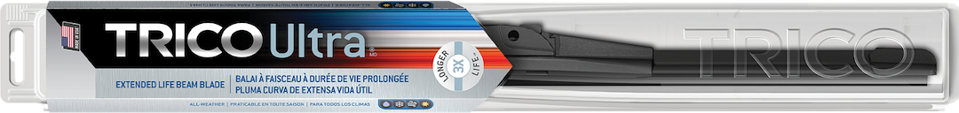 Trico Windshield Wiper Blade, Ultra ®, 29 Inch Length, Single Blade, With Spoiler, Black, Beam Type, Plastic/Steel Blend Frame – 13-290