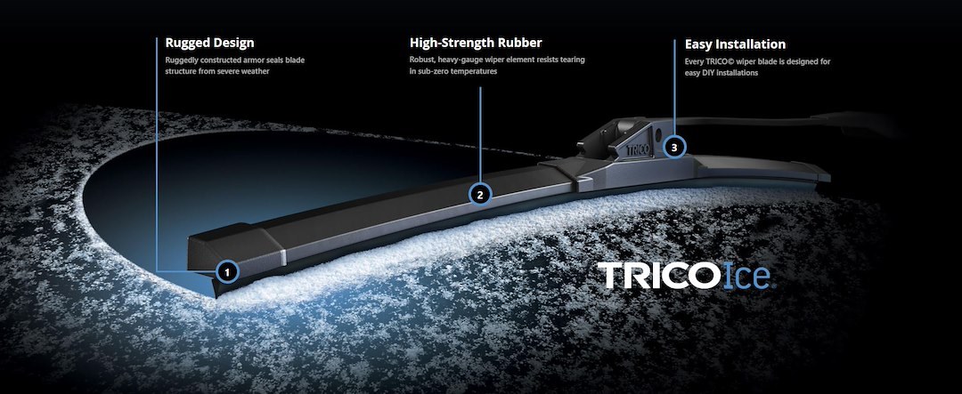 Trico Windshield Wiper Blade, Ice ®, 13 Inch – 35-130