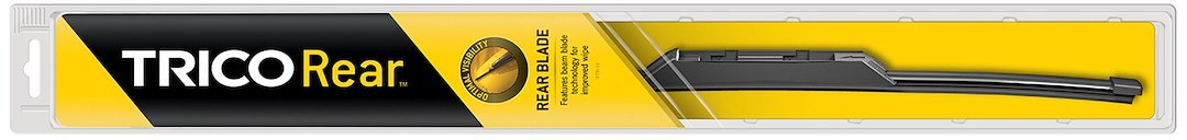 Trico Windshield Wiper Blade, Exactfit®, 13 Inch Length, Metal Frame, Roc Lock 4/ V-Notch and Cross Pin Type Wiper Blade Connection, Black – 55-130