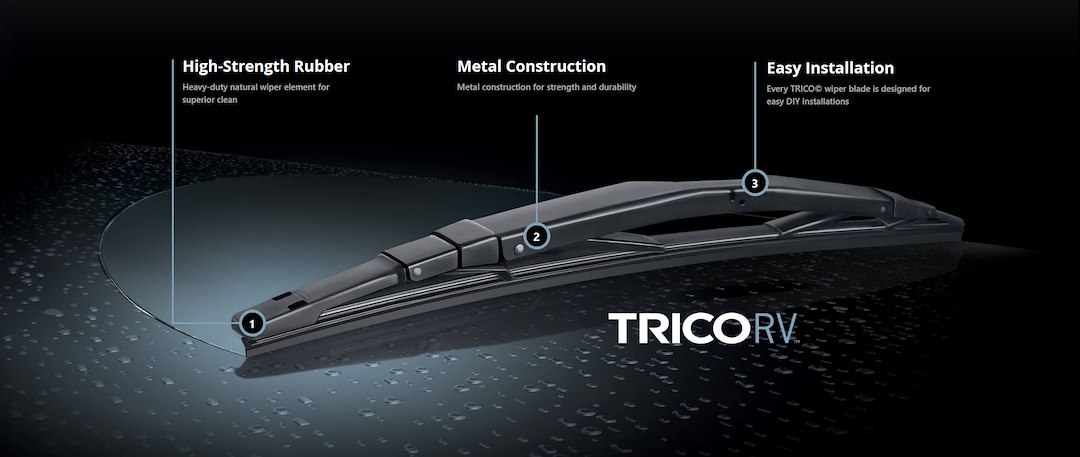 Trico Windshield Wiper Blade, Hd®, 32 Inch, Hook Type Wiper Blade Connection, Black – 67-324