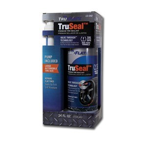 Truflate Tire Sealant, Truseal ®, Use to Seal Punctures for SUV Tires, Seals 1/4 Inch Size Hole, 24 Ounce Bottle – 12-082