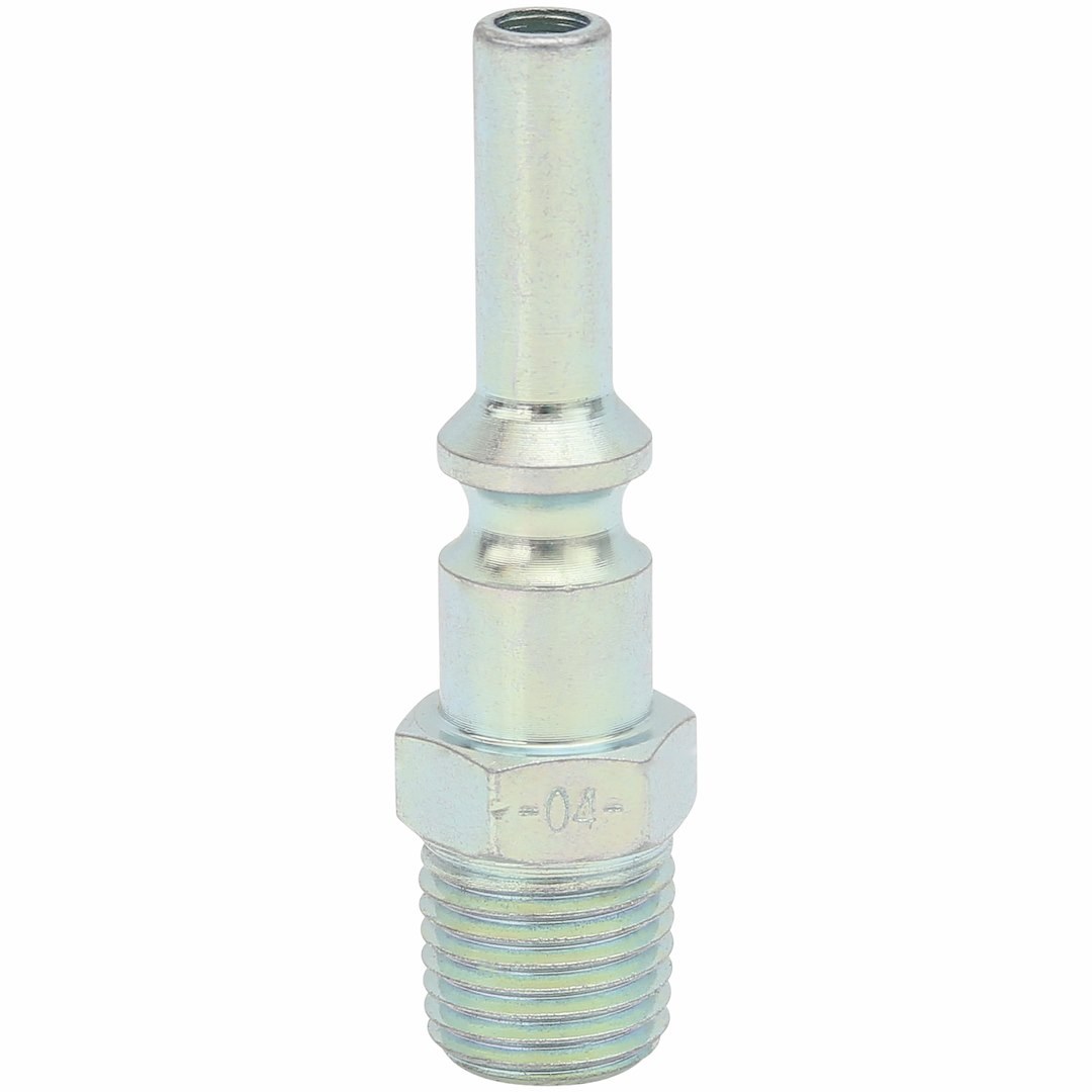 Truflate Hose End Quick Disconnect Coupling, Plug End, 1/4 Inch Male NPT X 1/4 Inch Body Size, Lincoln Design – 12-425