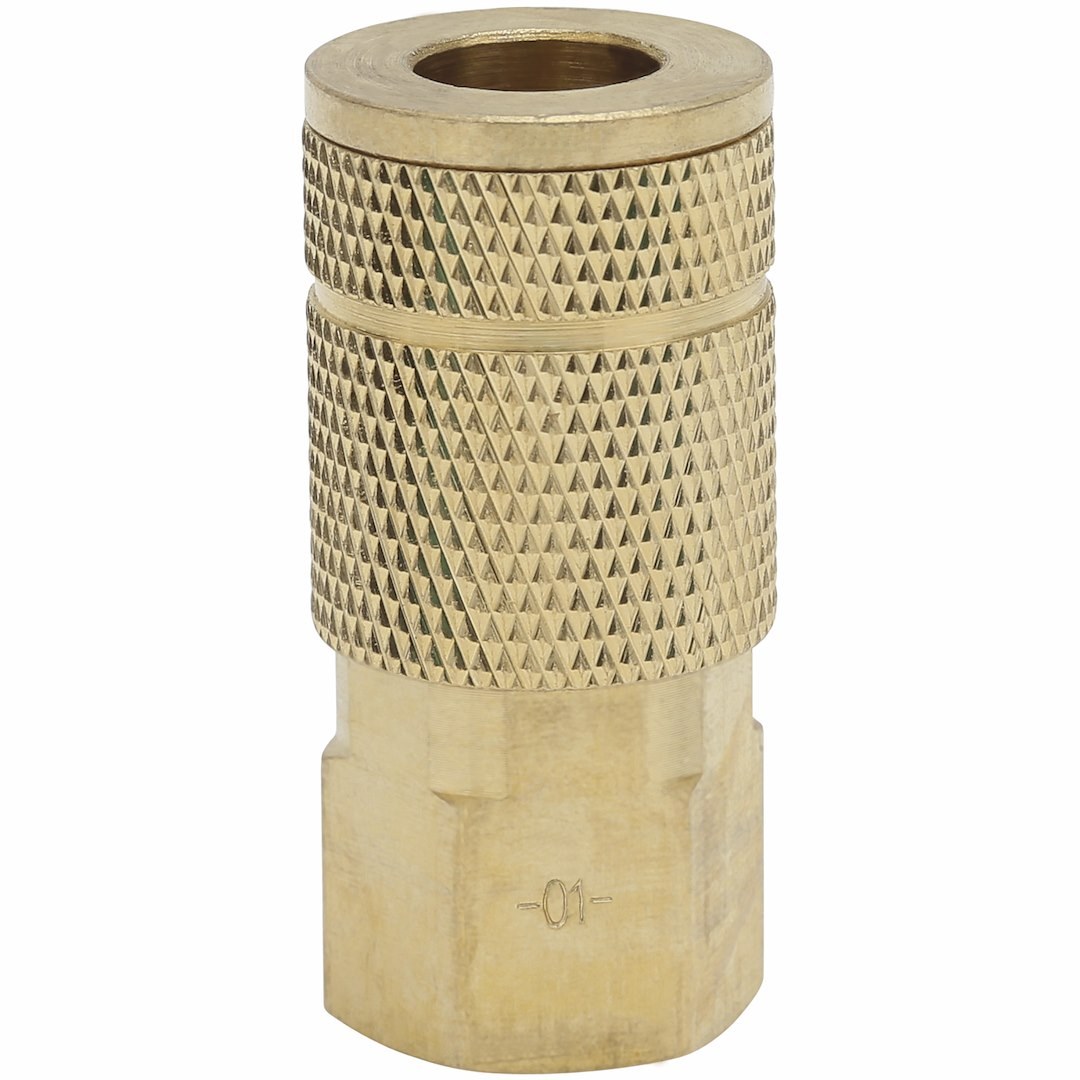 Truflate Hose End Quick Disconnect Coupling, Coupler End, 1/4 Inch Female NPT X 1/4 Inch Body Size – 13-135