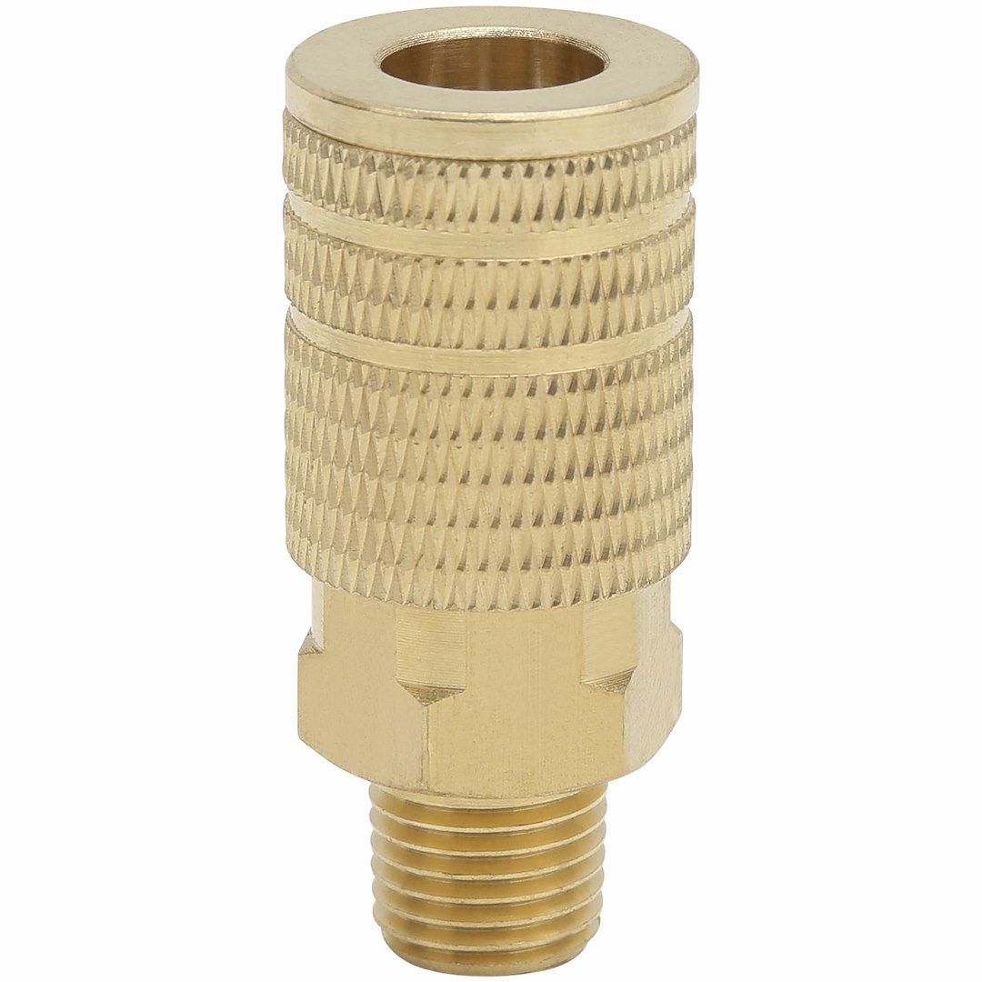 Truflate Hose End Quick Disconnect Coupling, Coupler End, 1/4 Inch Male NPT X 1/4 Inch Body Size – 13-225