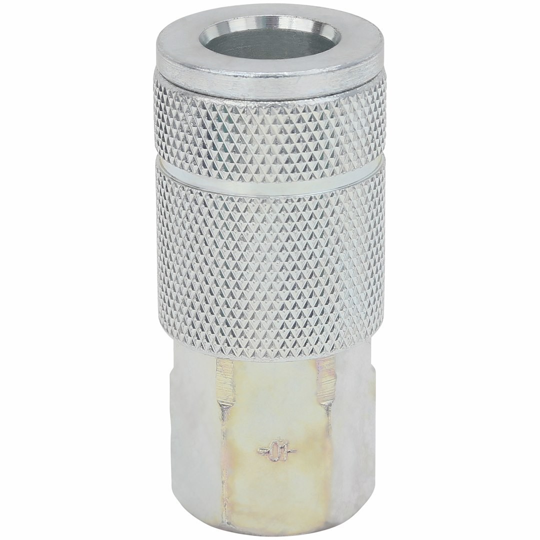 Truflate Hose End Quick Disconnect Coupling, Coupler End, 1/4 Inch Female NPT X 3/8 Inch Body Size – 13-611