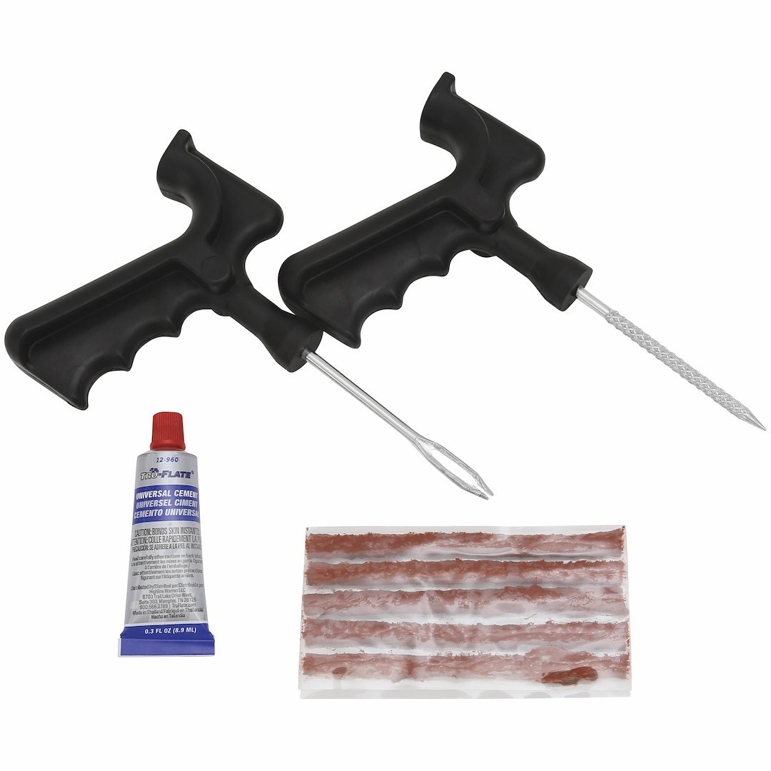 Truflate Tire Repair Kit, Camel ®, For All Bias Ply and Non-Speed Rated Radial Tires, Super-Grip Emergency Tire Repair Kit – 15-162