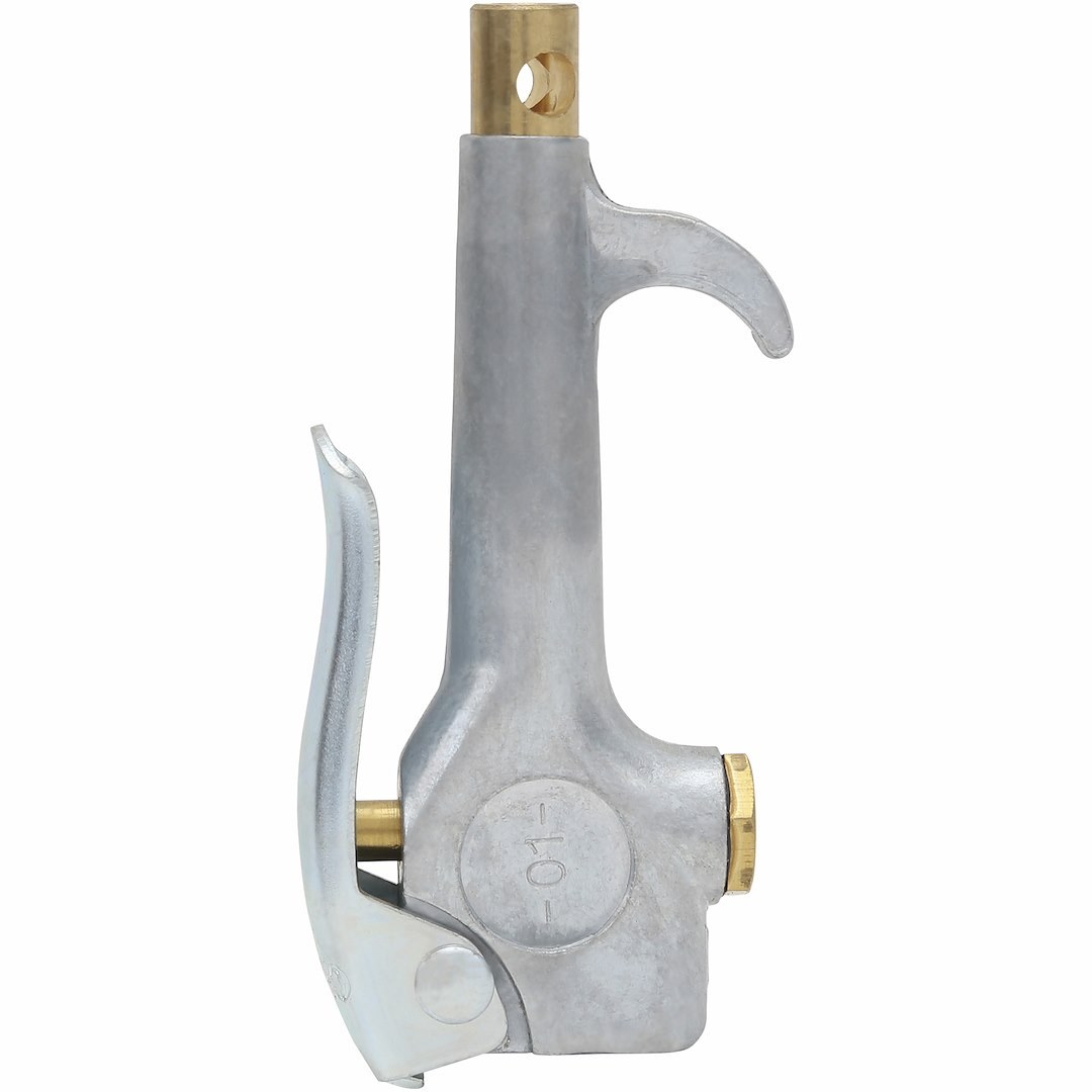 Truflate Air Blow Gun, Palm Gun Design, 1/4 Inch Female NPT Inlet, Thumb Lever Control, 150 PSI Maximum Pressure, Die Cast Body – 18-233