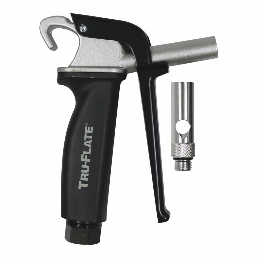 Truflate Air Blow Gun, Hi-Flo Design, TF3 50 Cubic Foot Per Minute (cfm), Aluminum, With Osha Complaint Safety Nozzle – 18-608