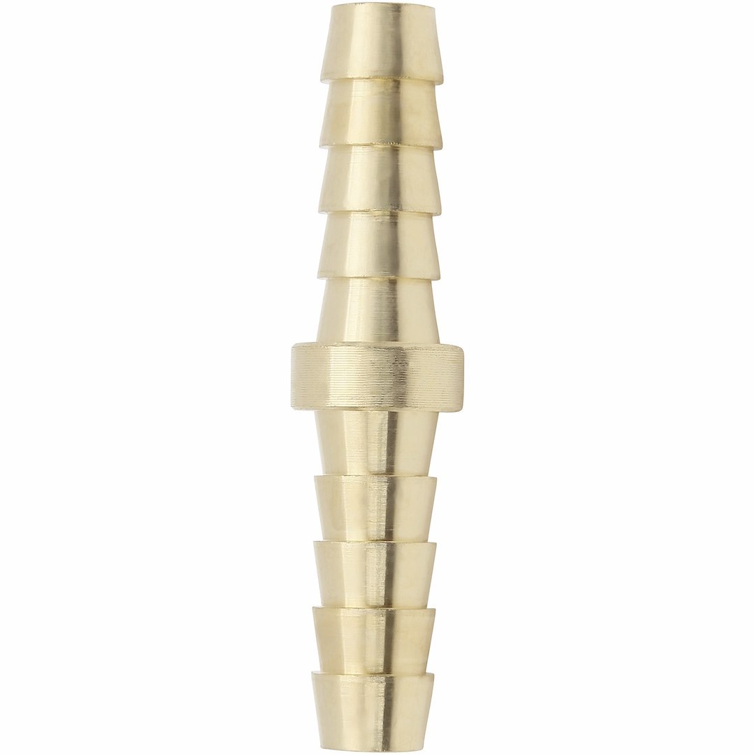 Truflate Coupler Fitting, 5/16 Inch Inside Diameter Hose X 5/16 Inch Inside Diameter Hose, Straight, Hose Splicer, Brass, Single – 21-433
