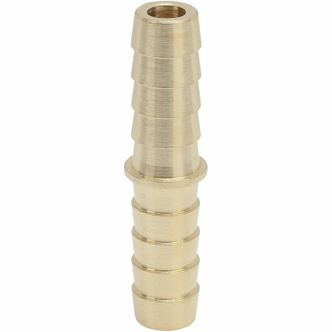 Truflate Coupler Fitting, 3/8 Inch Inside Diameter Hose X 3/8 Inch Inside Diameter Hose, Straight, Hose Splicer, Brass, Single – 21-467