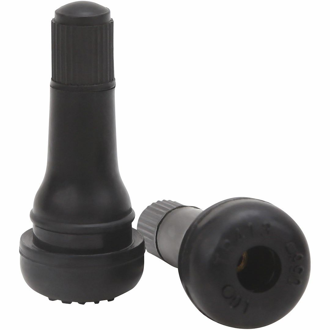 Truflate Valve Stem, Snap-IN Valve, For 0.453 Inch Diameter Rim Holes, TR413, Fits Smaller Wheel Size Hand Trucks/ Wheelbarrows/ Golf Carts – 30-413-2