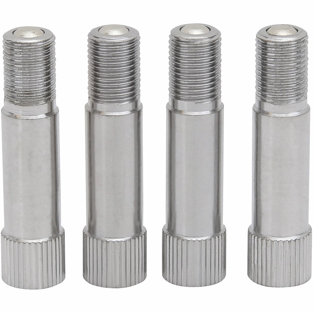 Truflate Valve Stem Extension, Camel ®, 1-1/4 Inch Length, Chrome Plated, Brass, Pack of 4, Carded Packaging – 38-315-4