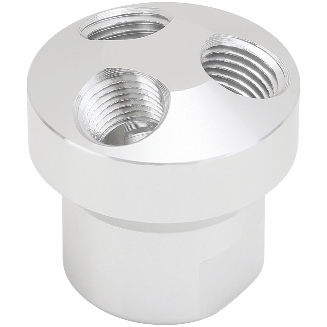 Truflate Adapter Fitting, 1/4 Inch NPT Inlet X 4 Inch NPT Three Outlet Manifold, Single – 41-125