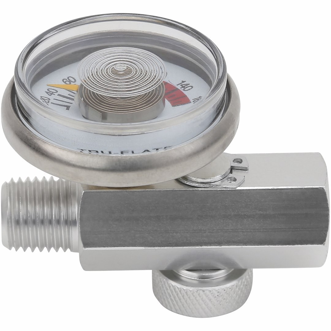 Truflate Air Pressure Regulator, Use to Control IN-Line Air Pressure for Paint Spray Guns/ Pneumatic Tools, With Gauge, Carded Packaging – 41-135
