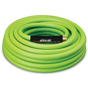Truflate Air Hose, 3/8 Inch Diameter, 50 Foot Length, 300 PSI Working Pressure, 1/4 Inch Male NPT, Green – 575-50A
