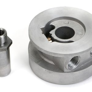 Trans-Dapt Performance Oil Cooler Adapter, Sandwich Adapter, 2-1/4 Inch Thick, 13/16 Inch -16 Thread Size – 1322