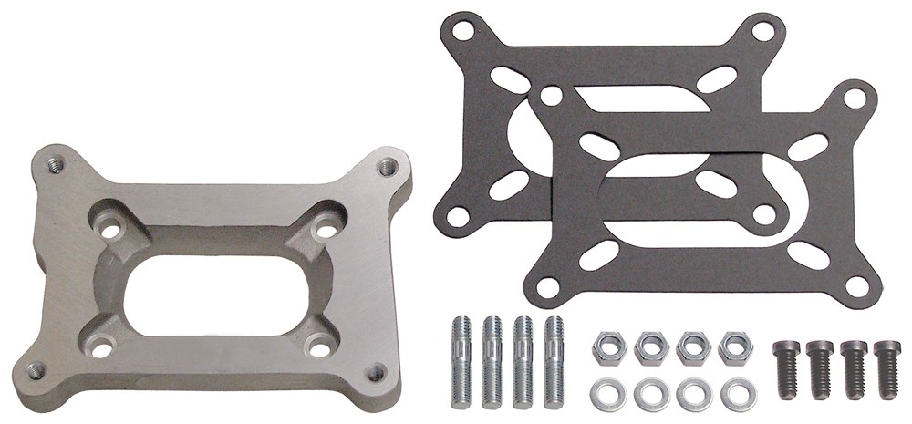 Trans-Dapt Performance Carburetor Adapter, Adapts Holley 2 Barrel to Rochester Manifold, 1/2 Inch Thick – 2039