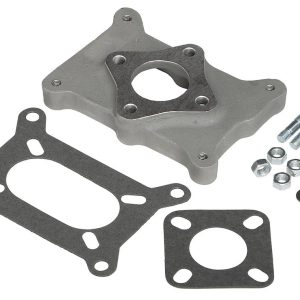 Trans-Dapt Performance Carburetor Adapter, Adapts Holley 2 Barrel to Chevy Straight 6 Manifold, 1-1/4 Inch Thick – 2041