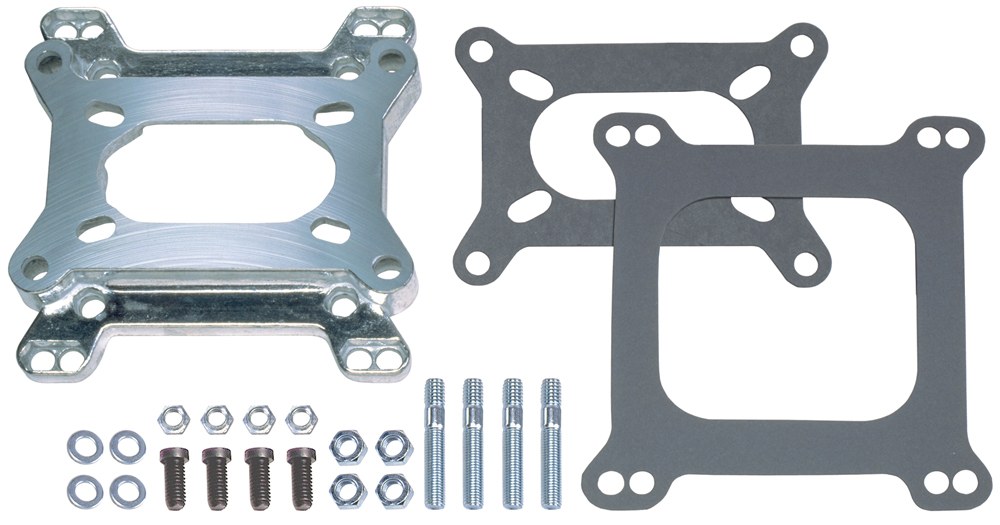 Trans-Dapt Performance Carburetor Adapter, Adapts Any 4 Barrel Carb to Any 4 Bolt 2 Barrel Manifold, 15/16 Inch Thick – 2065
