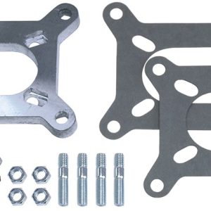 Trans-Dapt Performance Carburetor Adapter, Adapts Large 350-500-650 Cfm Holley 2 Barrel Carb to Any Rochester 4-BOLT 2 Barrel Manifold Base – 2086