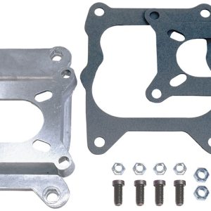Trans-Dapt Performance Carburetor Adapter, Adapts 2 Barrel Carb to Quadrajet Manifold, 1-1/8 Inch Thick – 2087