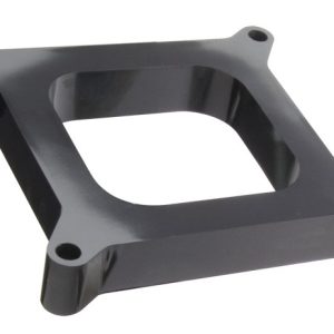Trans-Dapt Performance Carburetor Spacer, For Use with Holley/ Afb 4 Barrel, Open Style, 1/2 Inch Thick, Black, Phenolic – 2180