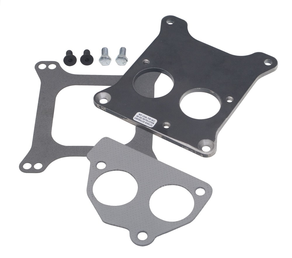 Trans-Dapt Performance Carburetor Adapter, Adapts Small Block Chevy Tbi on to Holley 4 Barrel Manifold/ Front Mount, 1/4 Inch Thick – 2202