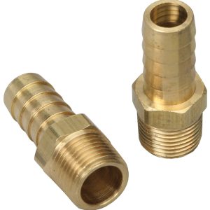 Trans-Dapt Performance Adapter Fitting, 1/2 Inch Inside Diameter Hose, 3/8 Inch Outlet, 90 Degree, Brass, Single – 2272