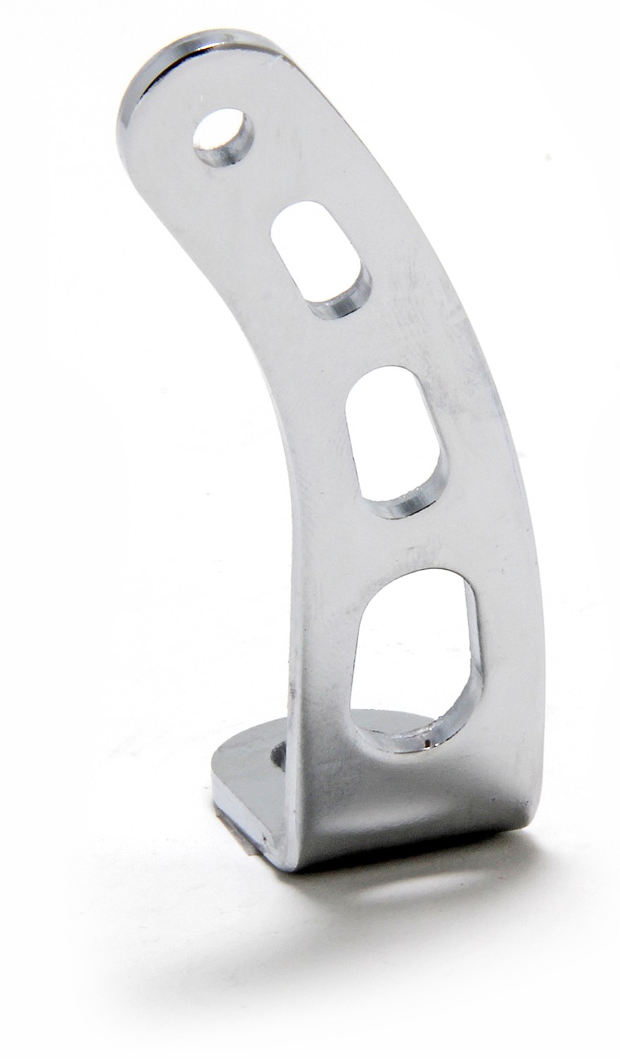 Trans-Dapt Performance Carburetor Throttle Return Spring Bracket, For Use with Small Block Ford Engines, Chrome, Steel – 2297