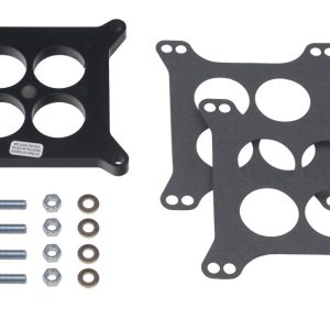 Trans-Dapt Performance Carburetor Spacer, For Use with Holley 4 Barrel, Ported Style, 1/2 Inch Thick, Plastic Phenolic – 2370