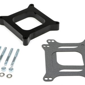 Trans-Dapt Performance Carburetor Spacer, For Use with Holley 4 Barrel, Open Style, 1 Inch Thick, Phenolic Plastic – 2382