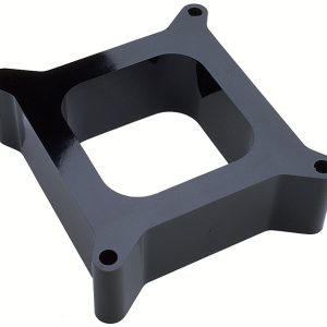 Trans-Dapt Performance Carburetor Spacer, For Use with Holley 4 Barrel, Open Style, 2 Inch Thick, Black, Phenolic – 2461