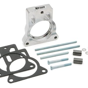 Trans-Dapt Performance Throttle Body Spacer, Torque-Curve, 1 Inch Thick, Natural, Aluminum, Single Center – 2564