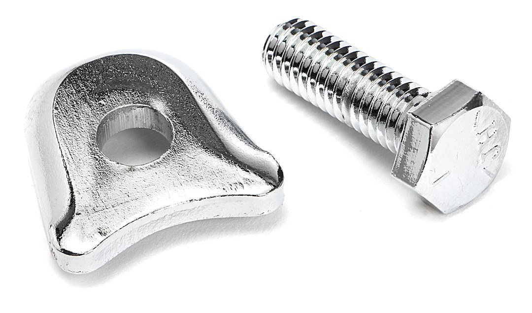 Trans-Dapt Performance Distributor Clamp, Ford/ Except Fe, Chrome, Steel – 4455