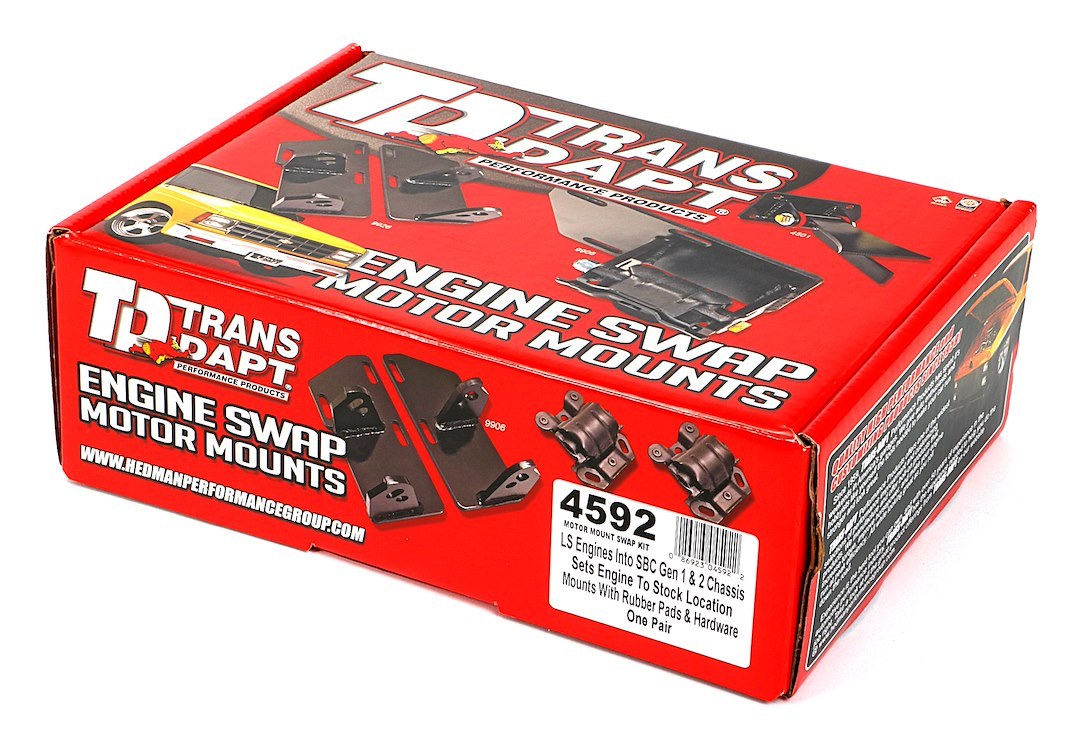 Trans-Dapt Performance Motor Mount, Engine Swap, For Mounting Chevy Ls Series Engine Into Factory Small Block Chevy Chassis – 4592