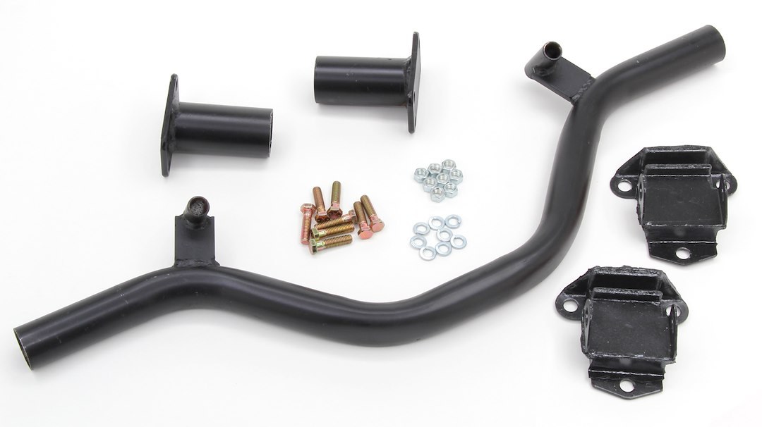 Trans-Dapt Performance Transmission Crossmember, Universal, Tubular, 24 Inch to 37 Inch Wide, 16-1/8 Inch Between Perches – 4840