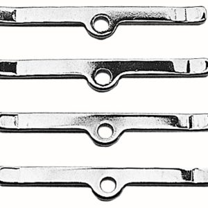 Trans-Dapt Performance Valve Cover Hold Down Tab Set, Chrome, 4-3/4 Inch Length, Set of 4 – 4993