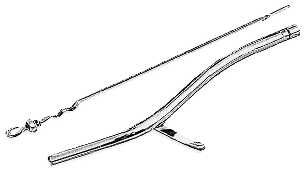 Trans-Dapt Performance Auto Trans Dipstick, TH400, 24 Inch Chrome – 4995