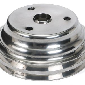 Trans-Dapt Performance Crankshaft Pulley, For Use with 1969-1985 Chevrolet 283/350, 2 Groove, 6-9/16 Inch Diameter, 2-7/8 Inch Depth – 6057